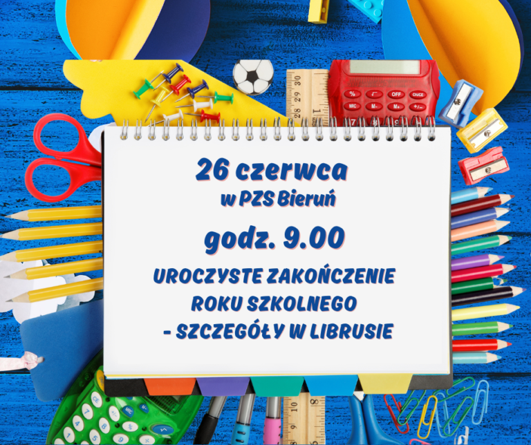 Uroczyste zakończenie roku szkolnego 2025/2026