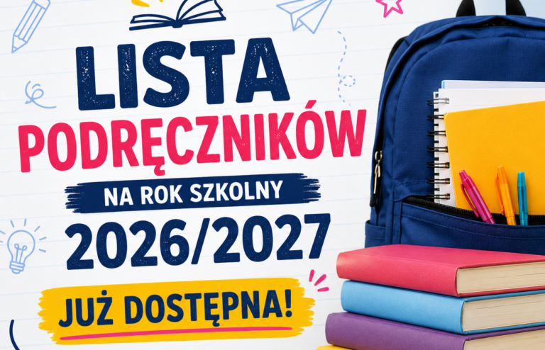 Lista podręczników na rok szkolny 2026/2027
