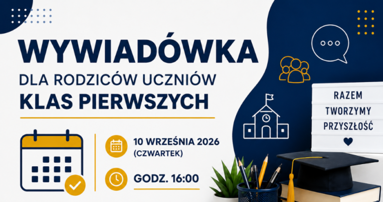 Wywiadówka dla rodziców uczniów klas pierwszych
